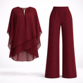 Elegant Layered Two-Piece Set For Women