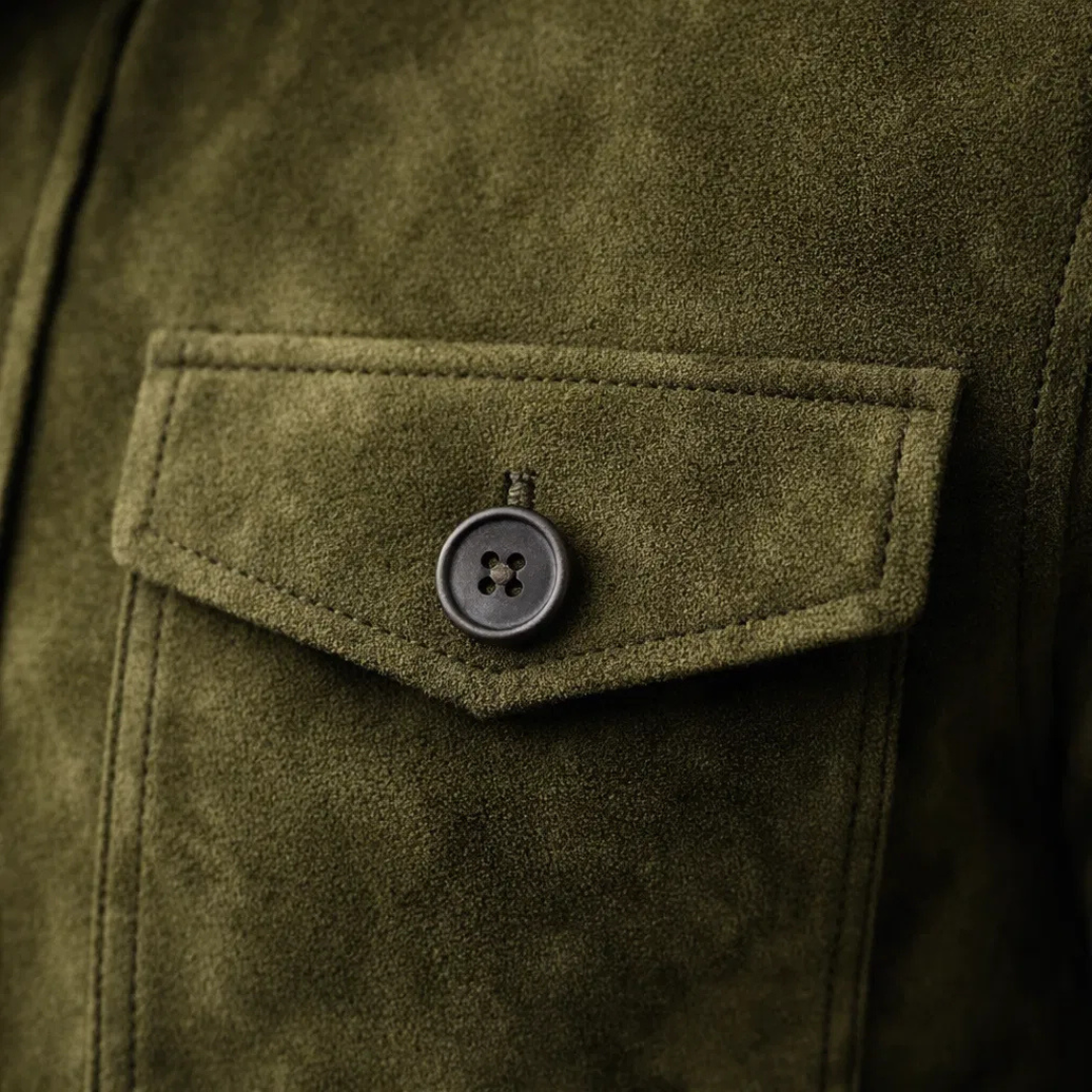 Classic Pocket Suede Jacket
