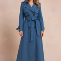 Belted Trench Coat For Women