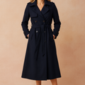 Belted Trench Coat For Women