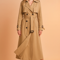 Belted Trench Coat For Women