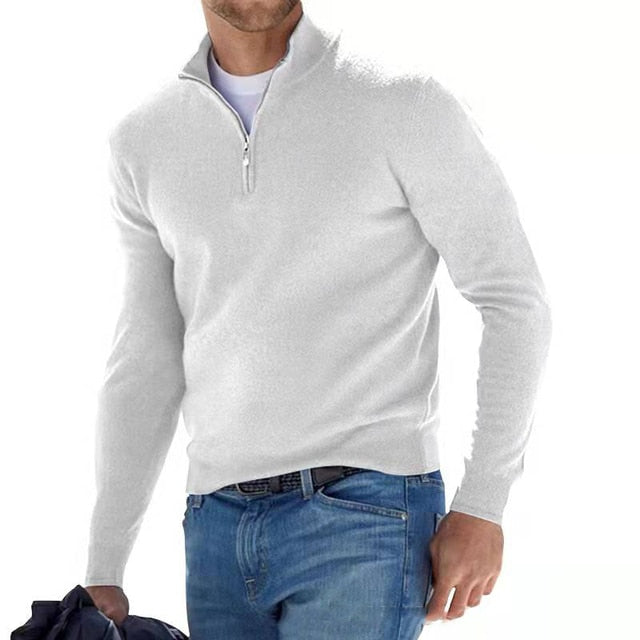 Premium Zip Knit Pullover For Men