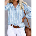 Striped Casual Blouse