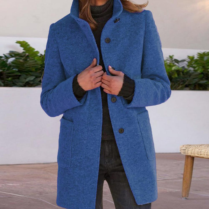Luxury Wool Blend Coat For Women