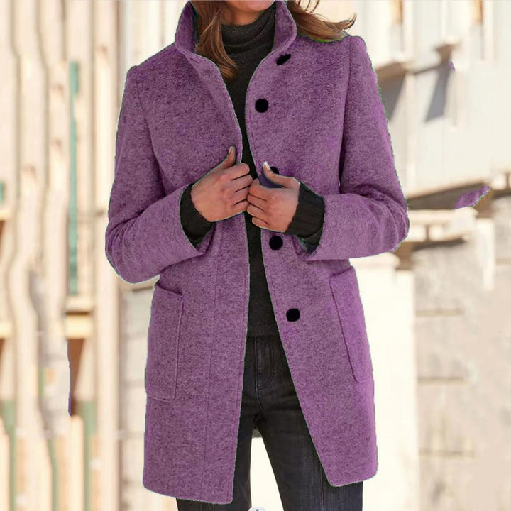 Luxury Wool Blend Coat For Women