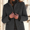 Luxury Wool Blend Coat For Women