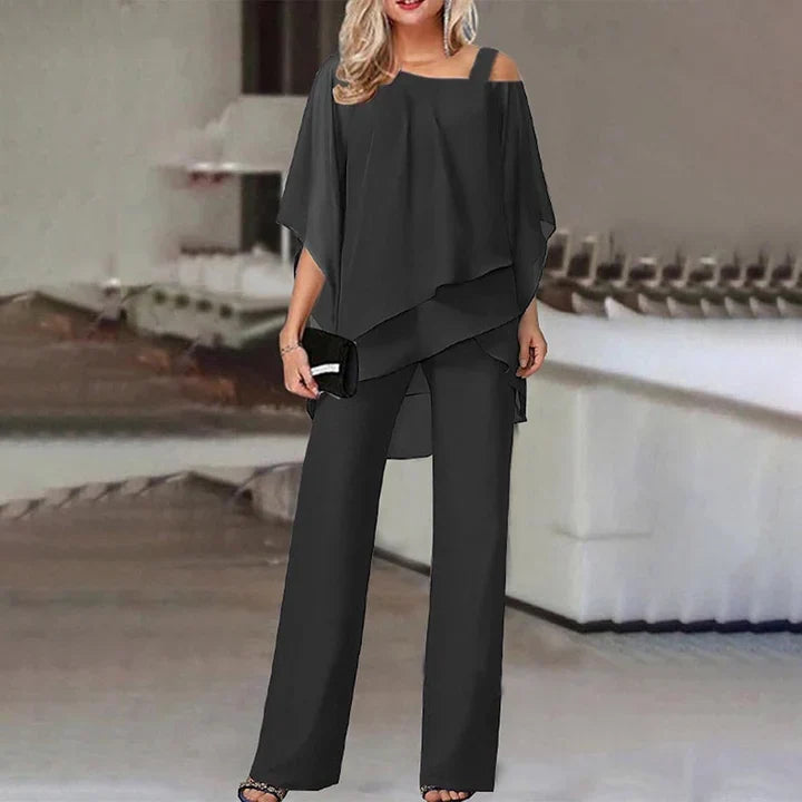 Elegant Layered Two-Piece Set For Women