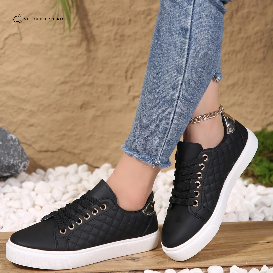 Quilted Casual Sneakers For Women