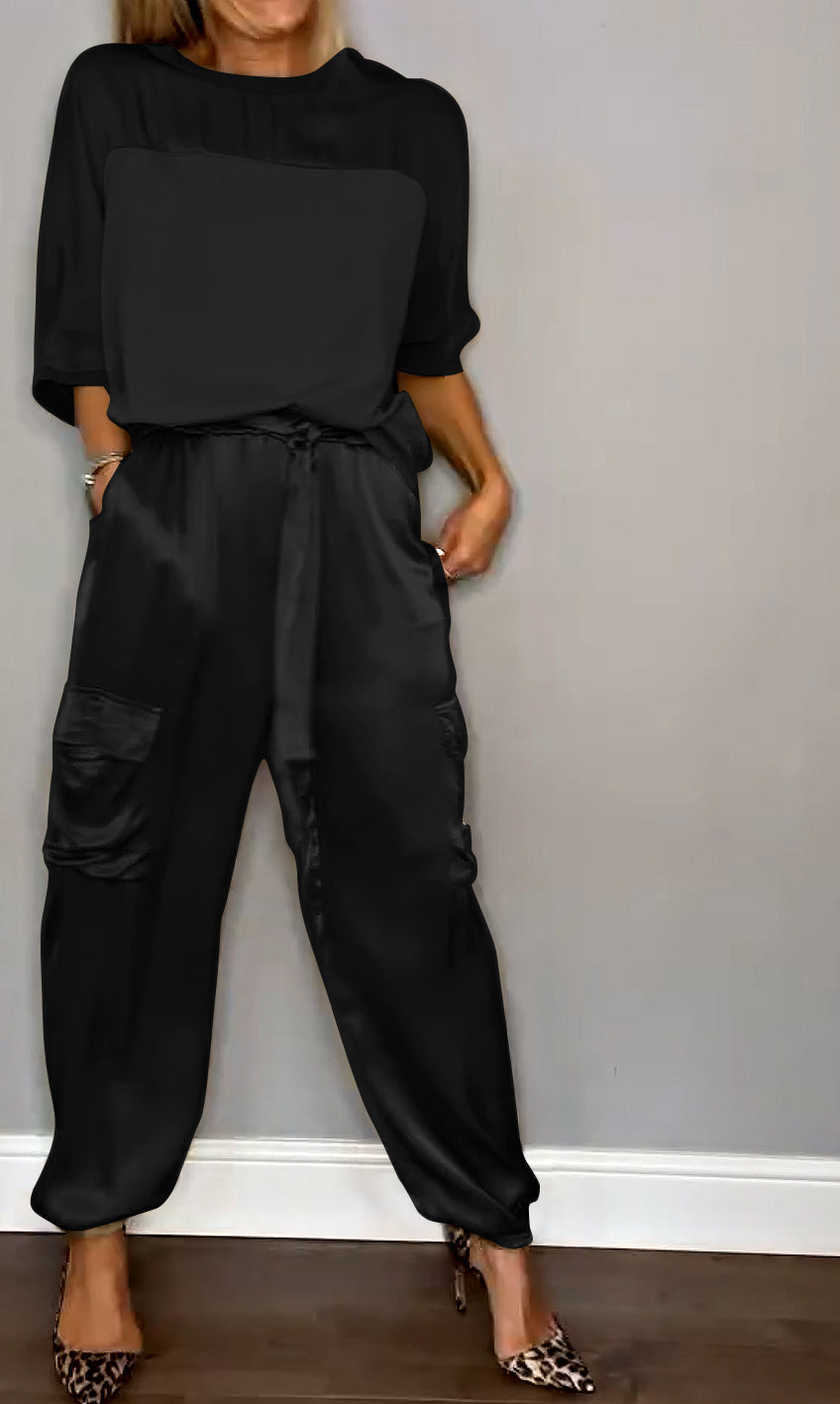 Luxe Satin Co-Ord Set For Women