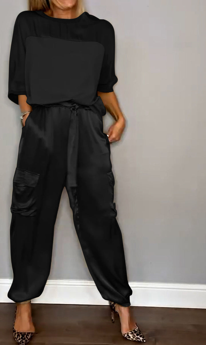 Luxe Satin Co-Ord Set For Women