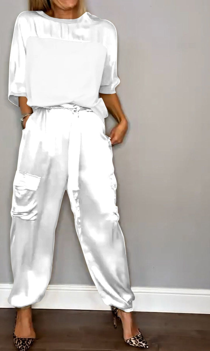 Luxe Satin Co-Ord Set For Women