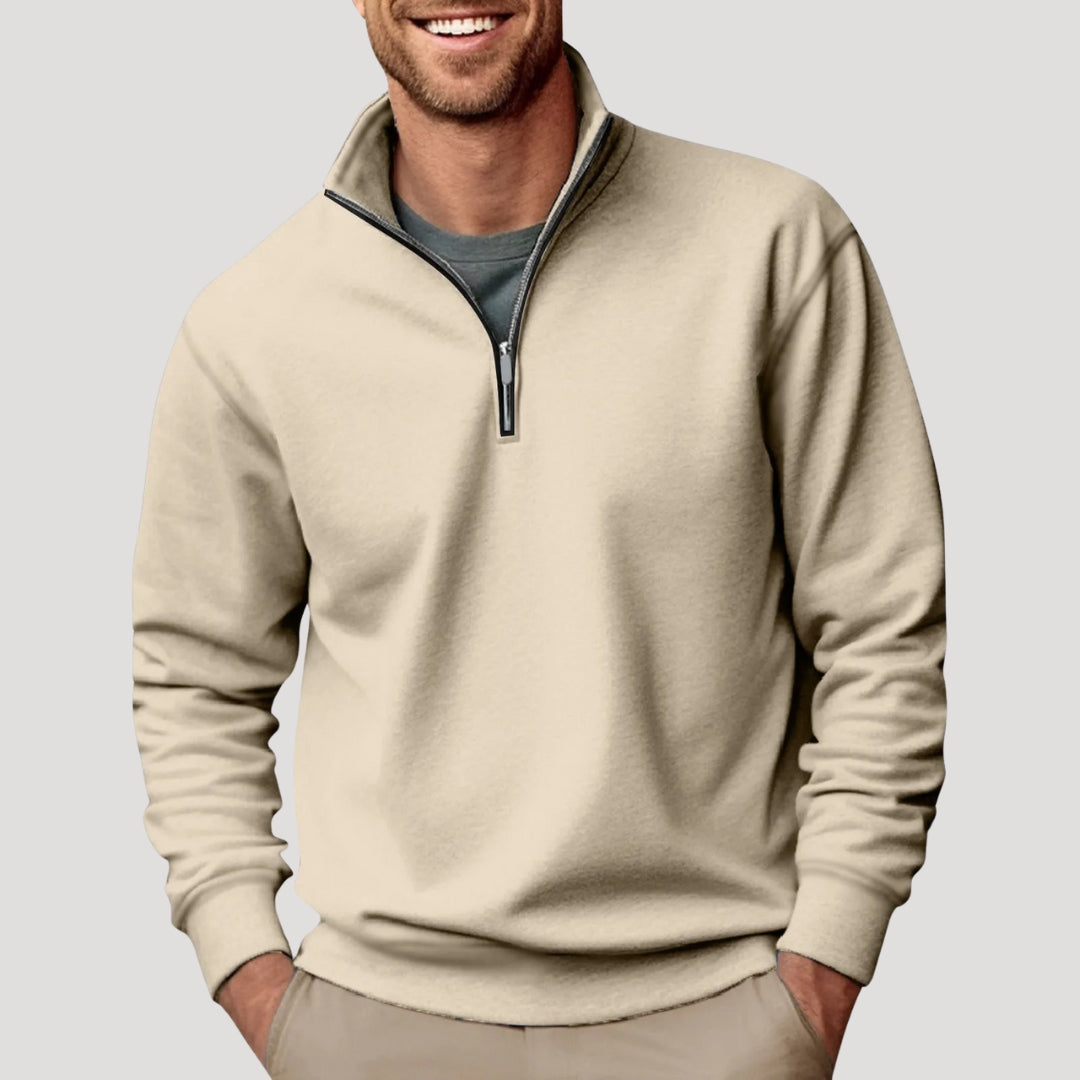 Premium Zip-Neck Sweater For Men