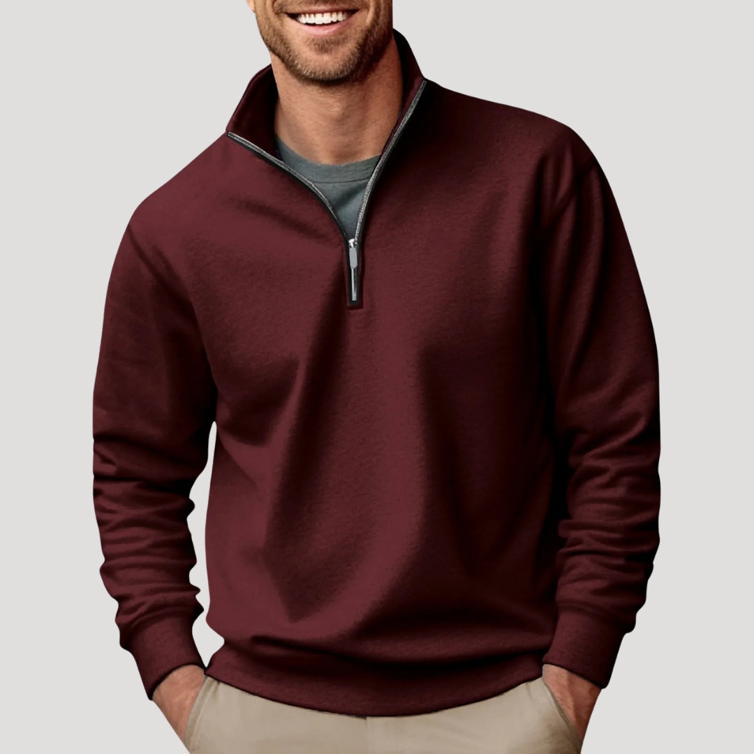 Premium Zip-Neck Sweater For Men