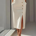 Midi Dress with Side Slit