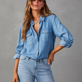 Casual Denim Shirt For Women