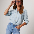 Casual Denim Shirt For Women