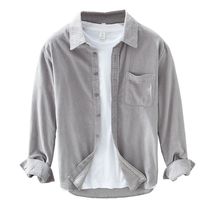 Casual Corduroy Shirt For Men