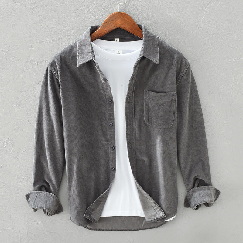 Casual Corduroy Shirt For Men
