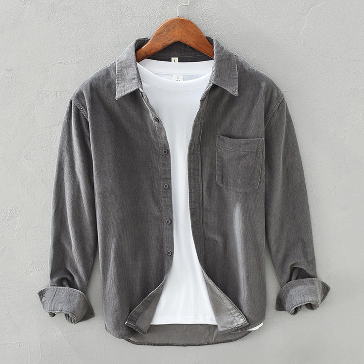 Casual Corduroy Shirt For Men