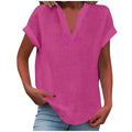Relaxed V-Neck Blouse