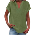 Relaxed V-Neck Blouse