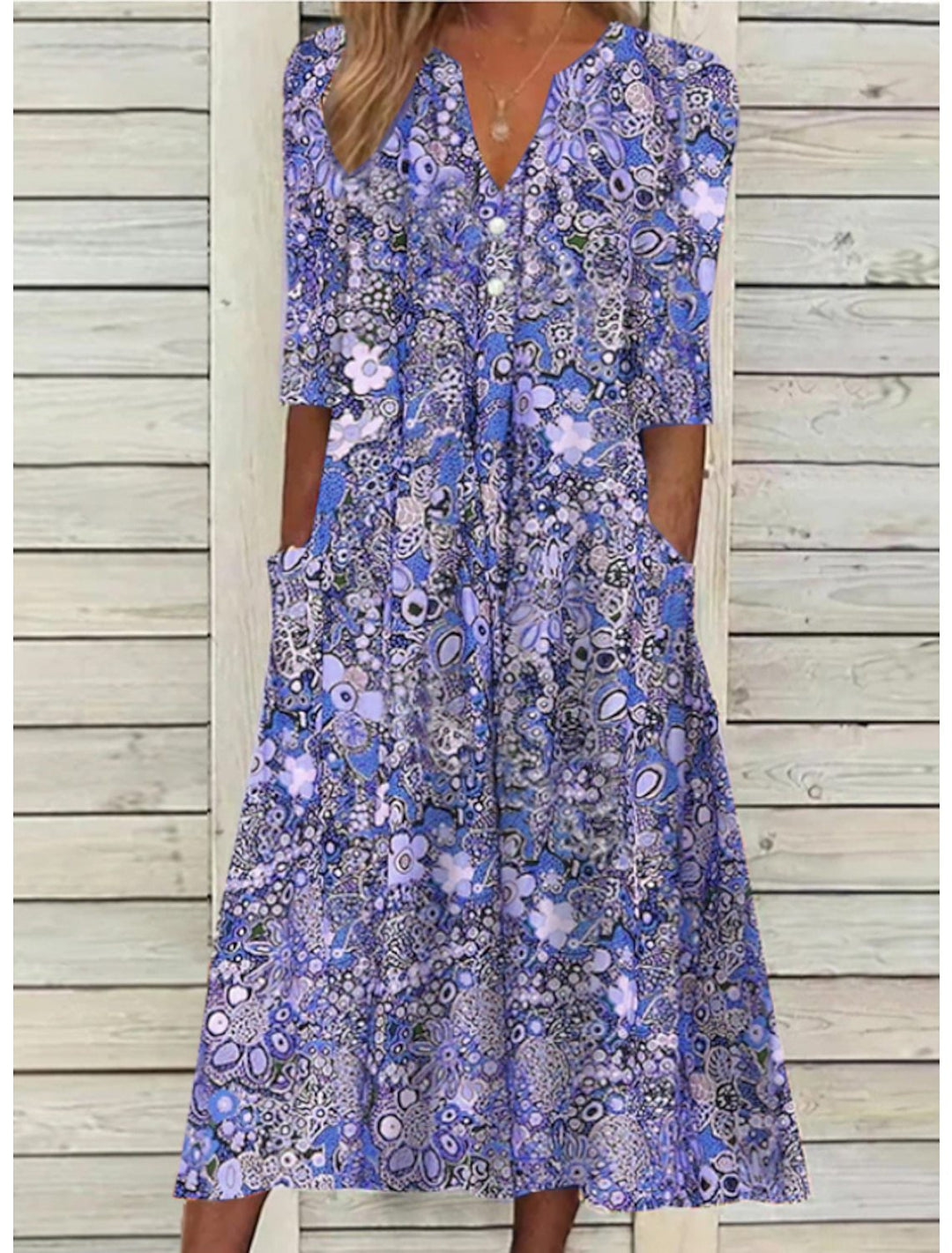 Elegant Summer Dress with Belly Cover
