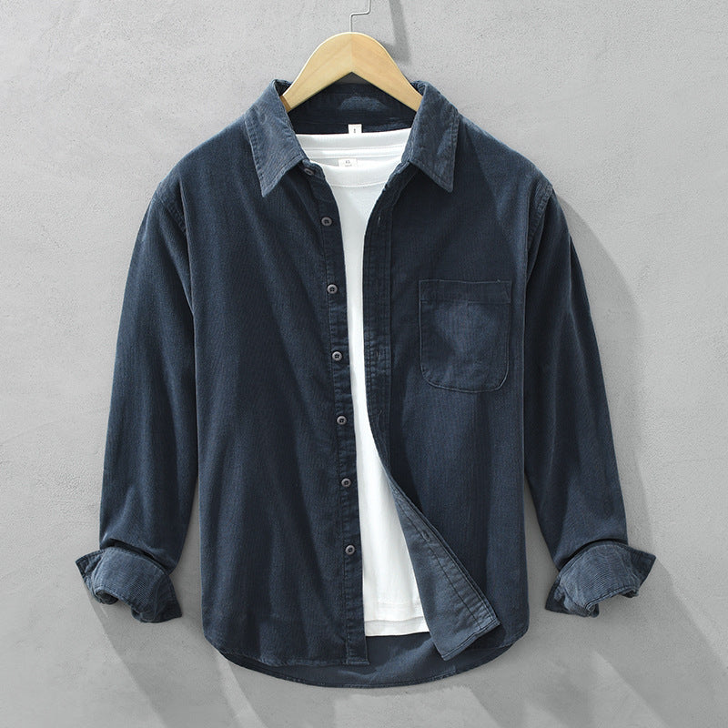 Casual Corduroy Shirt For Men