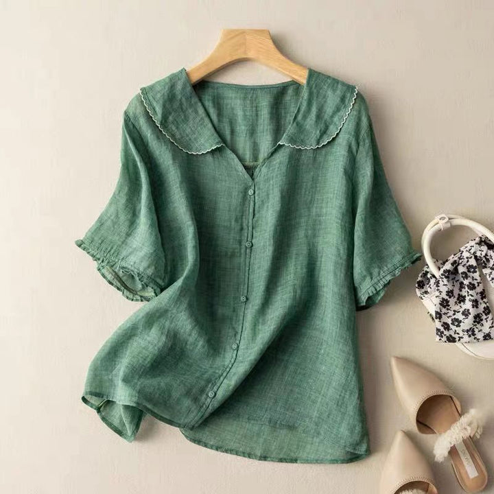 Vintage Blouse with Button Detail