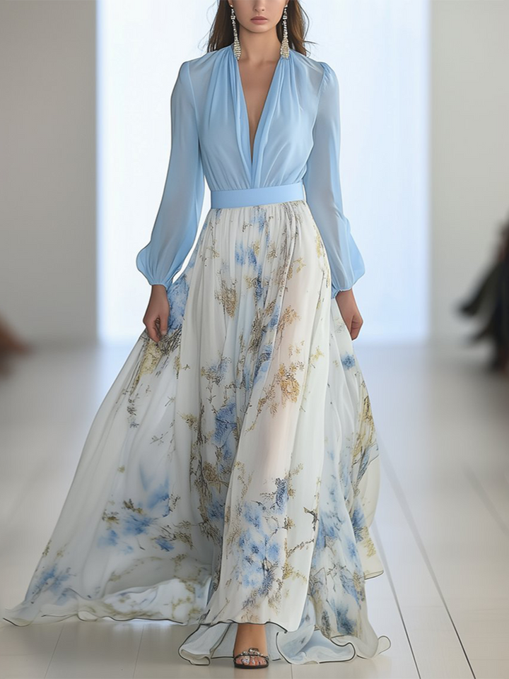 Fall Wedding Guest Maxi Dress