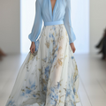 Fall Wedding Guest Maxi Dress