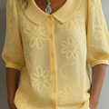 Stylish Embroidered Floral Blouse
