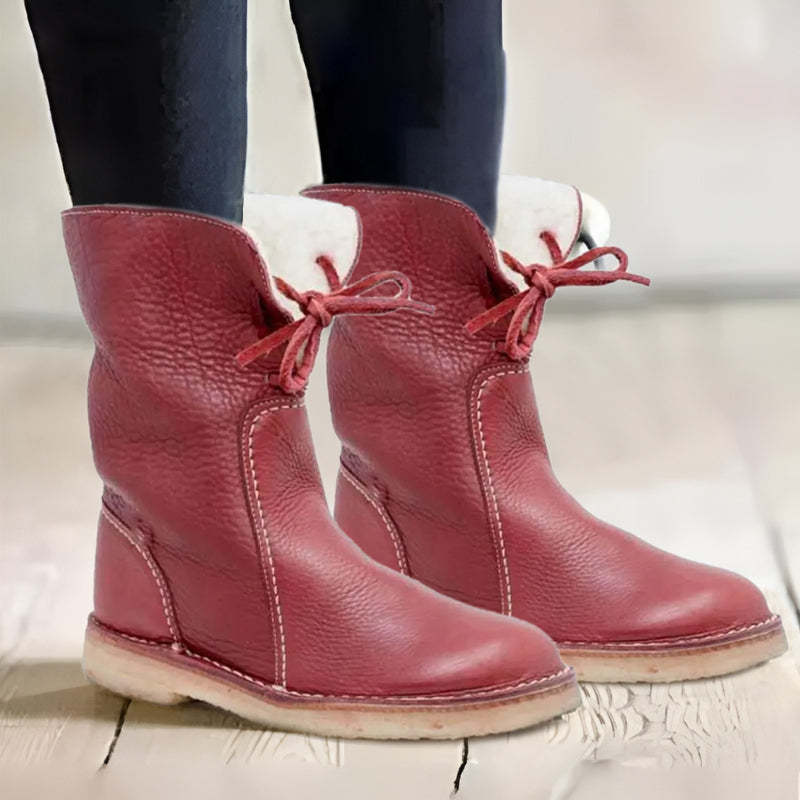 Waterproof Fur-Lined Winter Boots For Women