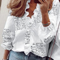 Feminine Blouse with Playful Ruffles