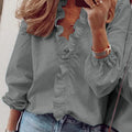 Feminine Blouse with Playful Ruffles