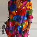 Colorful Blouse with Playful Print