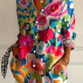 Colorful Blouse with Playful Print
