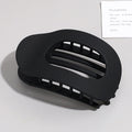 Fashion Oval Flat Hair Claw Clips for Women Matte Duckbill Clip Back-of-Head Bun Hair Accessories Simple Clip Hair Ornament