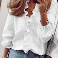 Feminine Blouse with Playful Ruffles