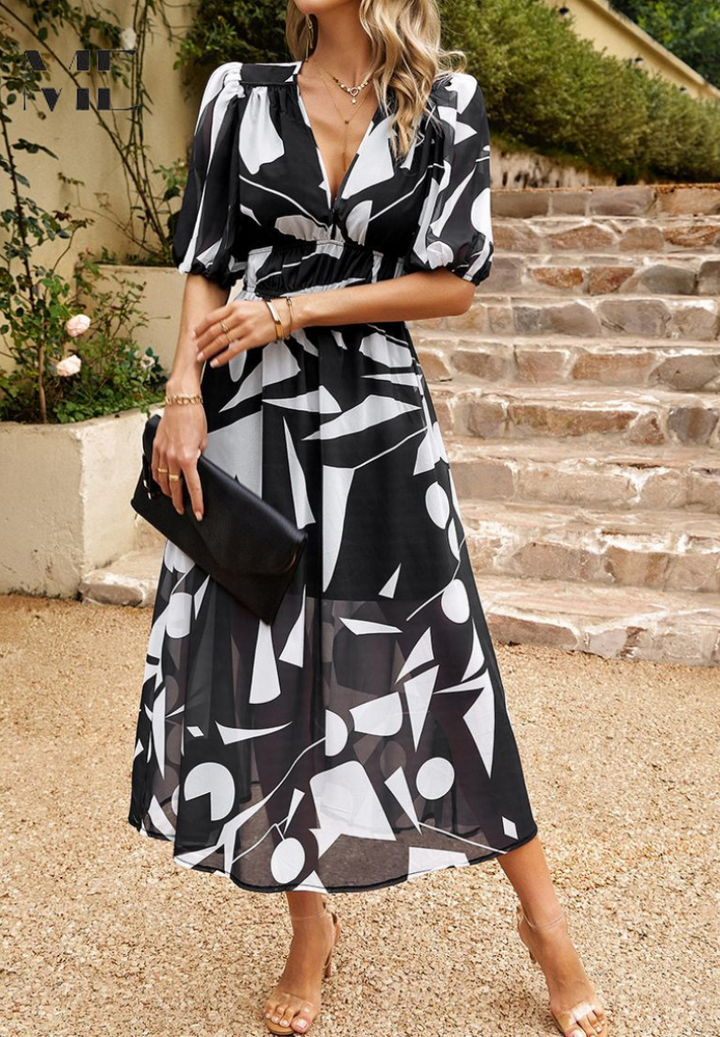 Elegant Floral Dress