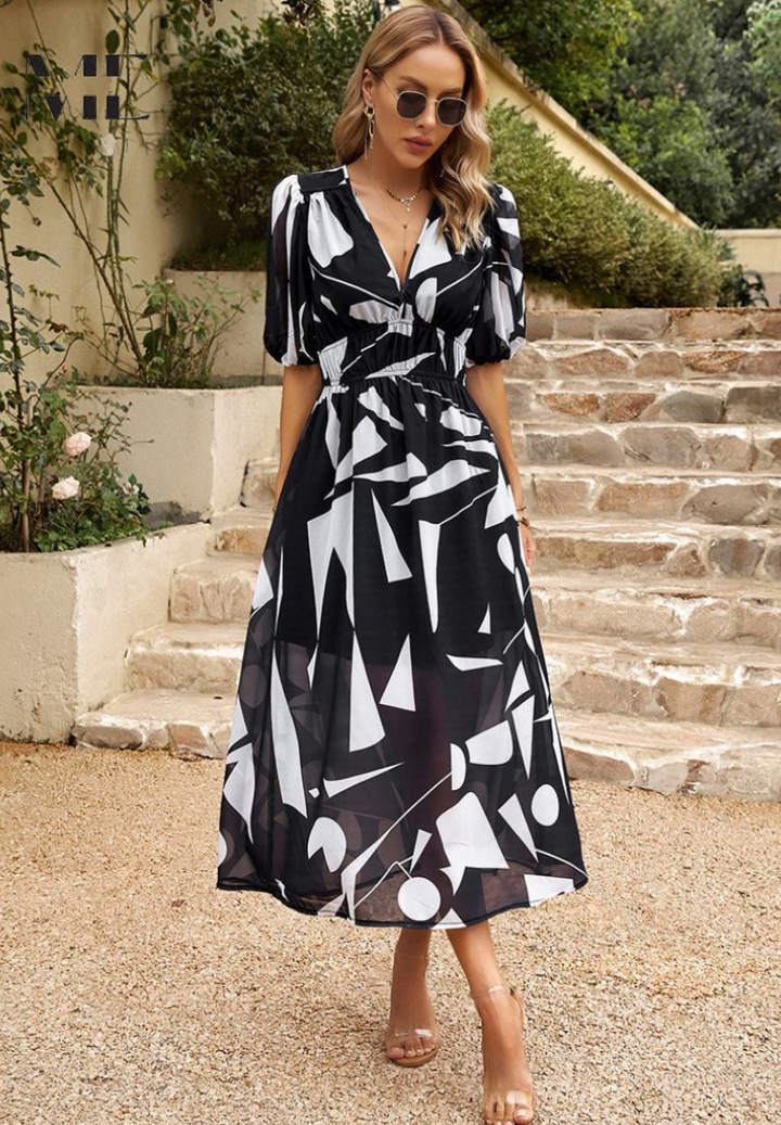 Elegant Floral Dress