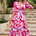 Elegant Floral Dress