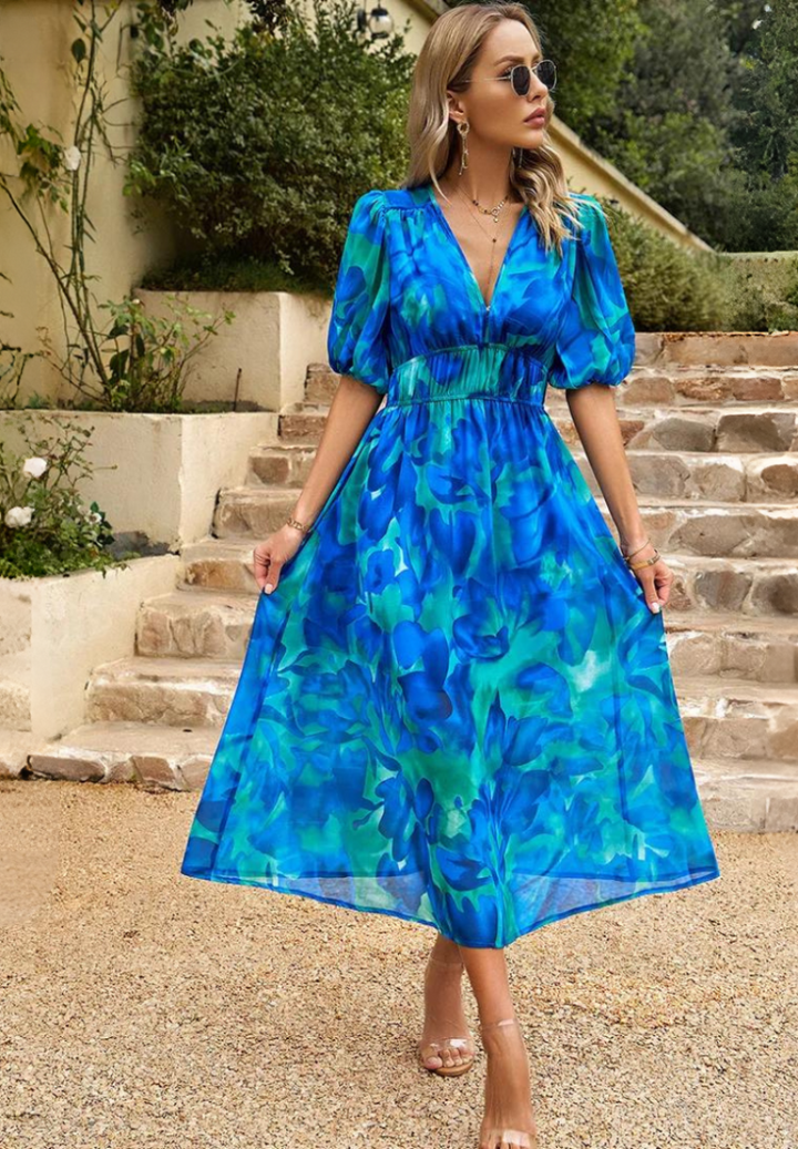 Elegant Floral Dress