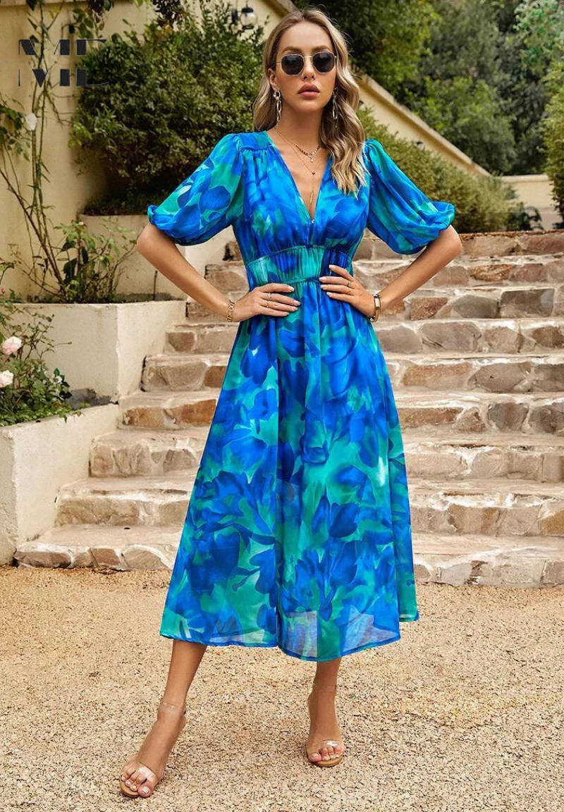 Elegant Floral Dress