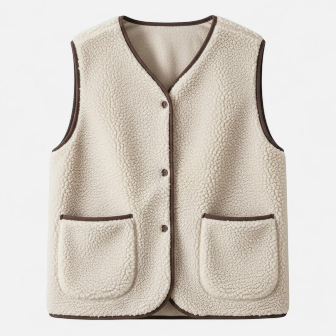 Plush Fleece Utility Vest For Men