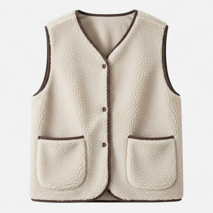 Plush Fleece Utility Vest For Men
