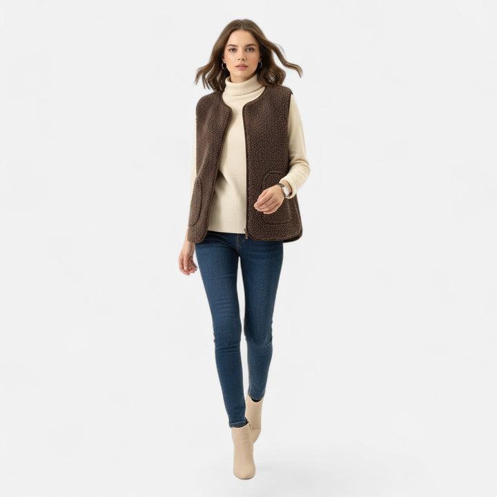 Plush Fleece Utility Vest For Men