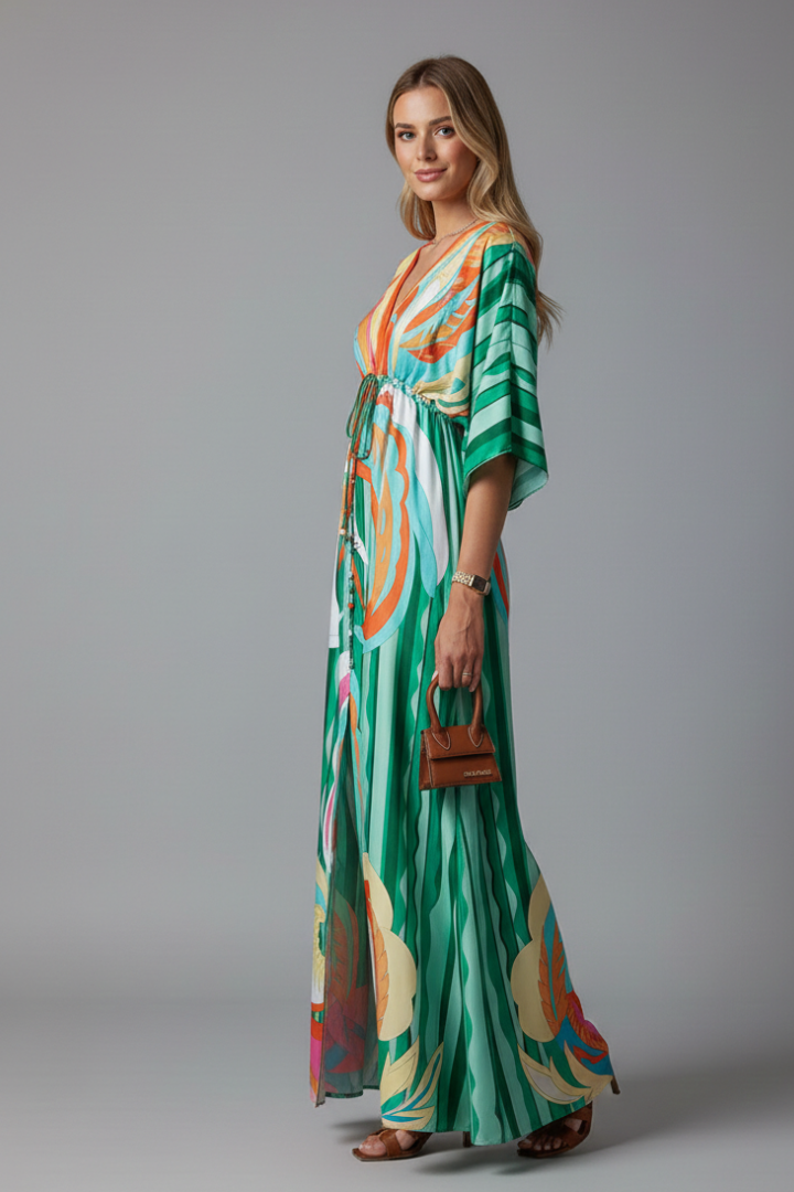 Bohemian Resort Maxi Dress For Women