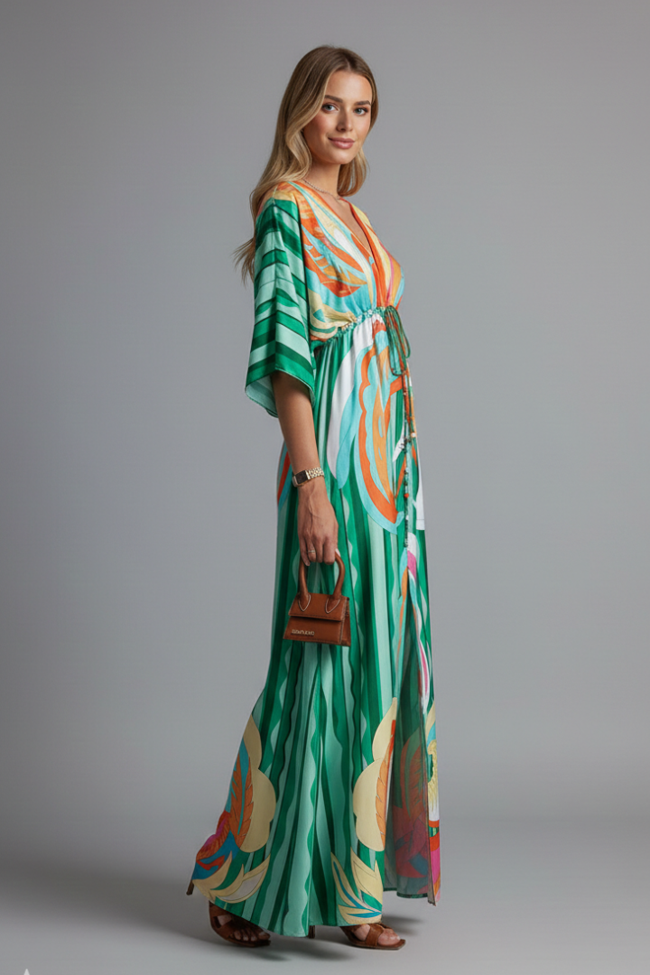Bohemian Resort Maxi Dress For Women