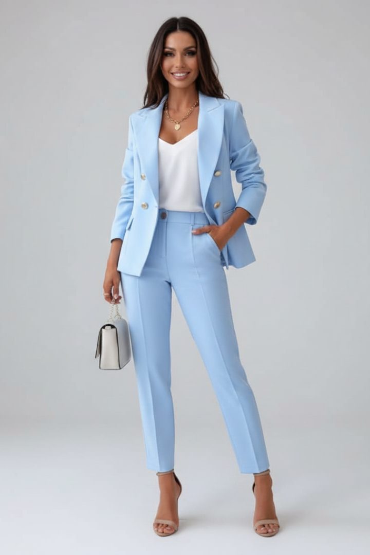 Elegant Tailored Suit Set For Women