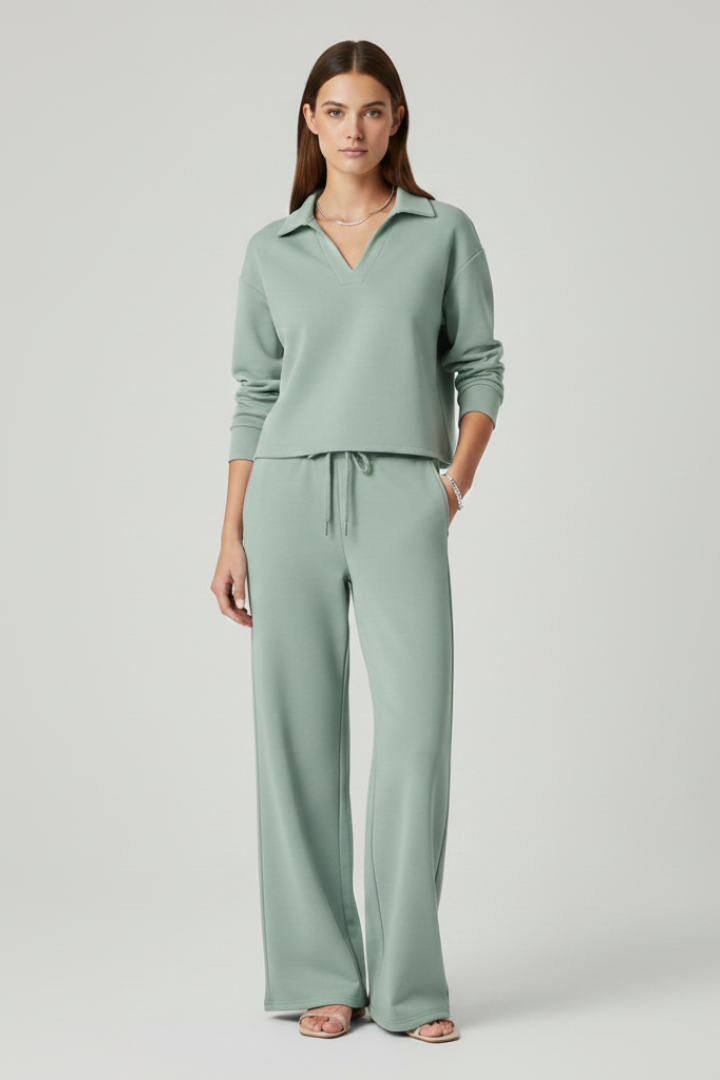 Relaxed Two Piece Set For Women